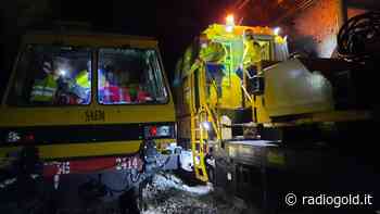 Esercitazione di un soccorso persona sulla linea ferroviaria Genova-Ovada-Acqui - Radiogold