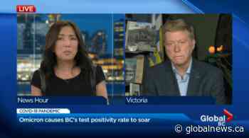 Omicron variant affects B.C.'s COVID-19 positivity rate