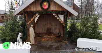 Kerststal van Stabroek in brand gestoken met vuurwerk - VRT NWS