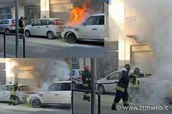 Manduria: auto in fiamme in centro - RTM web