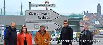 Margarethe-Bacher-Straße Neunkirchen eingeweiht - Saarbrücker Zeitung