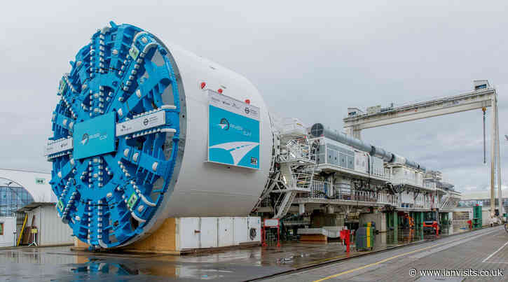 UK’s largest Tunnel Boring Machine on its way to East London