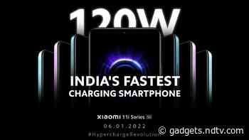 Xiaomi 11i Hypercharge Launch Date in India Set for January 6, 120W Fast Charging Confirmed