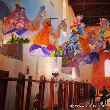 Minturno: Presepe Volante nella Chiesa dell'Annunziata, opera di Italia Tuccinardi » Tuttogolfo - Tutto Golfo