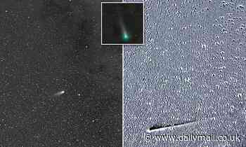 Satellites capture brilliant 'outbursts' from Comet Leonard as it passes the Earth