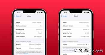 How to view your iPhone’s service history and which parts were used