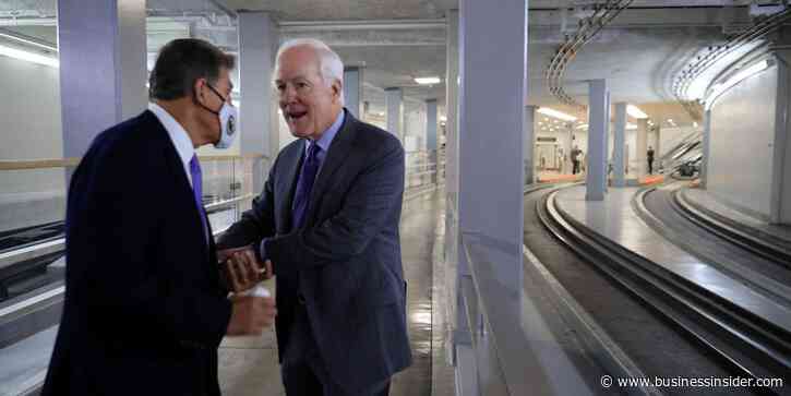GOP Sen. John Cornyn texted Joe Manchin to try to poach him from the Democrats