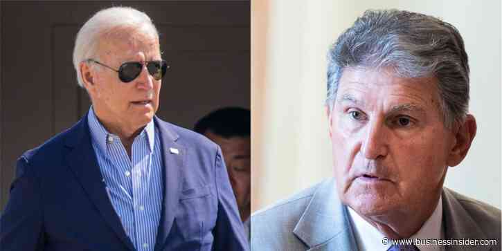 Biden said he and Manchin are 'going to get something done' after brawling over $2 trillion economic package