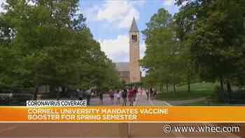 Cornell University to require booster for students, staff
