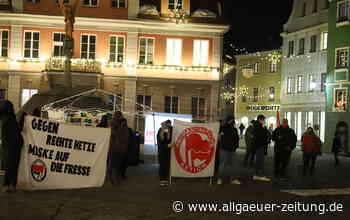 Kundgebung auf dem Marktplatz in Memmingen für ein offenes Europa - Allgäuer Zeitung