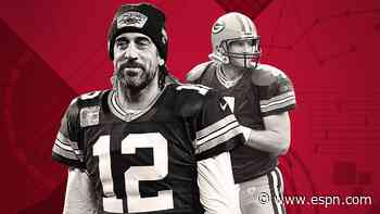 Inside Aaron Rodgers' historic pursuit of Brett Favre's record