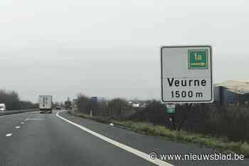 Lichtgewonde bij kop-staartbotsing op E40