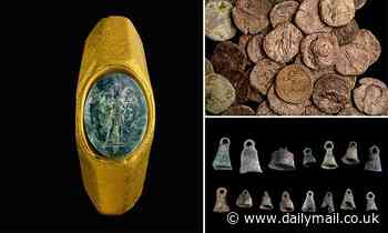 Stunning 'Good Shepard' ring that depicts a young Jesus holding found on Roman-era shipwrecks
