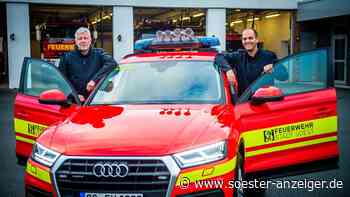 Christoph Blume folgt auf Jürgen Wirth: Generationenwechsel bei der Feuerwehr Soest - Alter und neuer Chef ... - soester-anzeiger.de