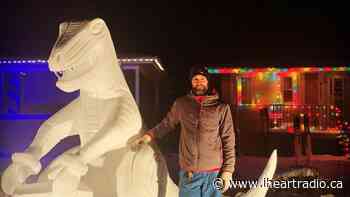 Gigantic Ice Sculptures Line Edmonton's Candy Cane Lane - AM800 (iHeartRadio)