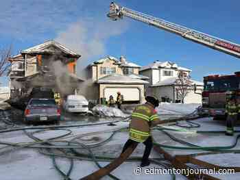 'Fully engulfed': Vehicle fire in southeast Edmonton garage badly damages home - Edmonton Journal