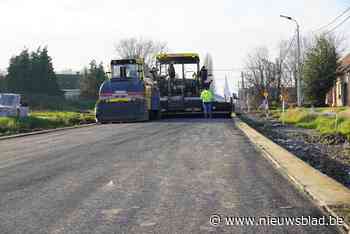 Aanleg van betonnen rijbaan in Molenstraat uitgesteld door vrieskou
