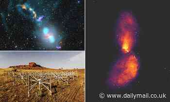 Black hole eruption 12 million light years away is captured by astronomers