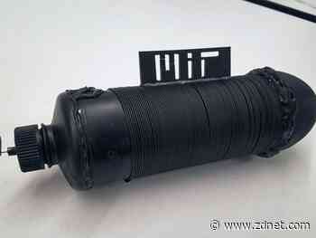 MIT engineers built a flexible, washable fiber battery, and wrapped it around this toy submarine