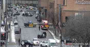 Pedestrian struck by vehicle in central Calgary