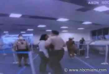 Miami-Dade Cop Seen Hitting Woman at Airport in Video Won't Face Charges