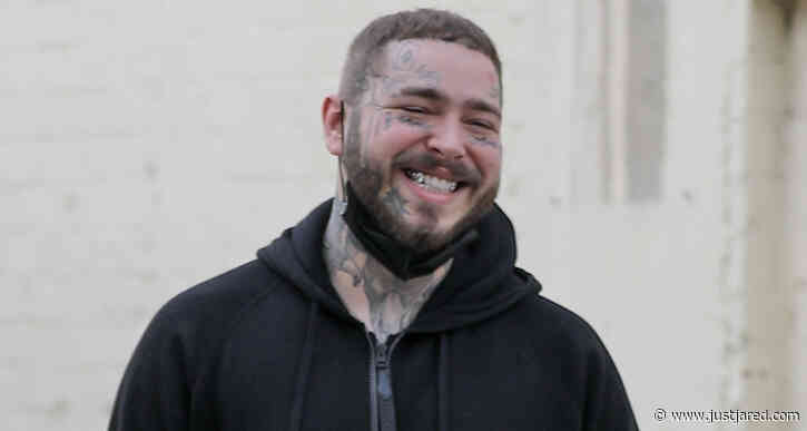 Post Malone is All Smiles While Out Christmas Shopping in Beverly Hills
