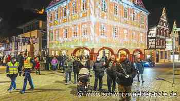 Protest in der Innenstadt: Mehr als 200 Teilnehmer bei "Corona-Spaziergang" in Nagold