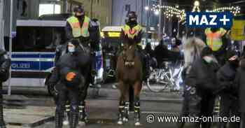 Polizei löst in Rathenow wieder Demo von Gegnern der aktuellen Corona-Politik auf - Märkische Allgemeine Zeitung