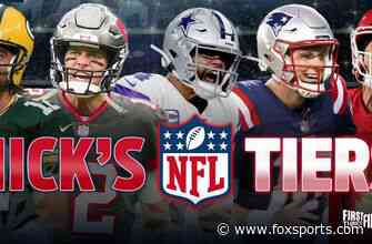 Nick Wright unveils his NFL Tiers ahead of Week 16 of the 2021 season I FIRST THINGS FIRST