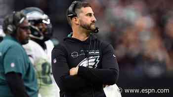 Eagles coach Sirianni tests positive for COVID