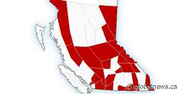 B.C. storm, snowfall warnings: 40-70 cm expected for part of Highway 3