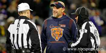 Referee says Matt Nagy used inappropriate language - NBC Sports Chicago