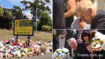 Jumping castle tragedy: Prime Minister Scott Morrison’s Devonport visit sparks debate - 7NEWS