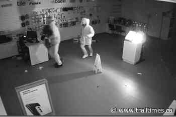 Trail police looking for thieves who stole $17000+ from downtown store – Trail Daily Times - Trail Times