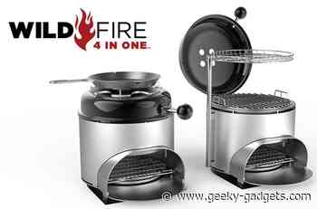 Wild Fire charcoal and wood fired cooker