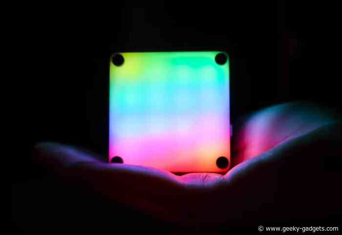 Raspberry Pi PicoLight adjustable 4×4 LED matrix illumination