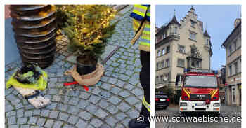 Lindau: Feuerwehr löscht brennenden Adventskranz auf der - Schwäbische
