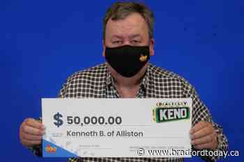 Alliston grandfather $50K richer after Daily Keno win - BradfordToday