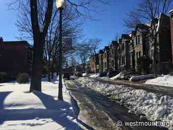 Partial snow clearing operations as of Tuesday, December 21 - City of Westmount - Ville de Westmount