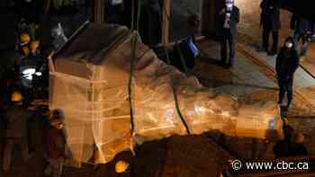 Statue commemorating Tiananmen Square massacre removed from Hong Kong University