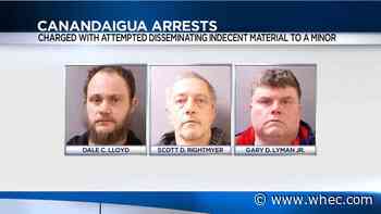 Canandaigua Police: 3 arrested after operation targeting potential child predators
