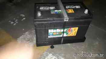 Capivari de Baixo: baterias furtadas e roubadas de veículos são recuperadas pela Polícia Civil - Notisul