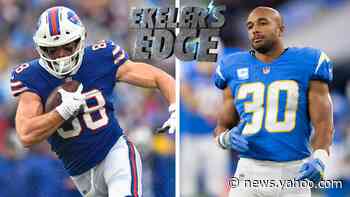 Austin Ekeler tells Dawson Knox he's hit the COVID list | Ekeler’s Edge - Yahoo News