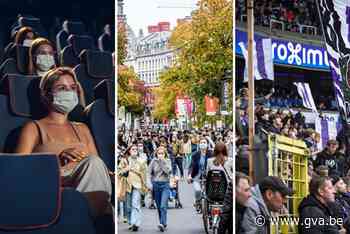 Meeste binnenactiviteiten verboden, winkelen met maximaal twee personen en geen publiek tijdens sportwedstrijd - Gazet van Antwerpen