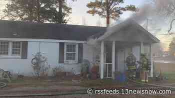 Person displaced after house fire in Chesapeake