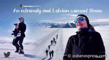 Latvian woman sets new record in Antarctica Ice Marathon as she braves record low temperature - The Indian Express