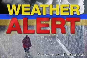 Winter storm warning issued for Kootenay Lake area - Creston Valley Advance