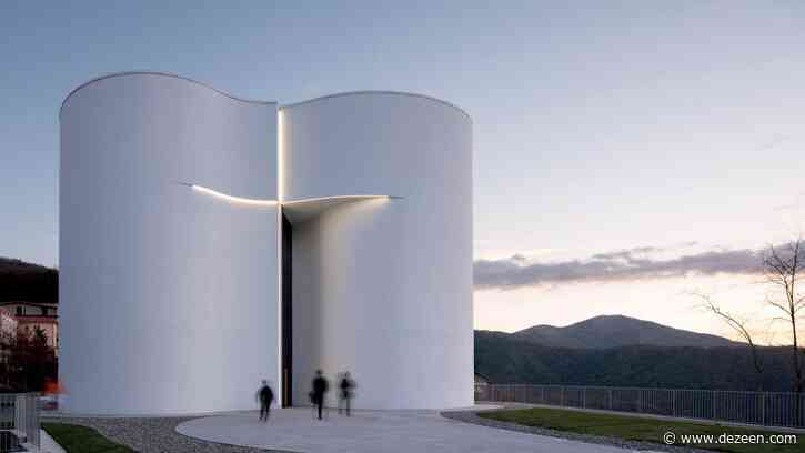 Mario Cucinella Architects creates "serene and monolithic" church in Italian hill top town