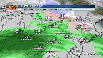 First Alert Weather: Another round of snow tonight before some rain and milder weather arrives for Christmas