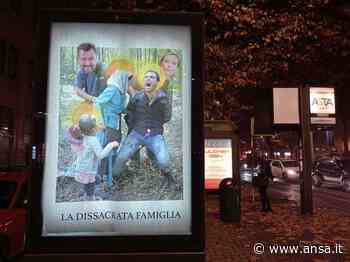 Il dramma dei migranti nell'ultima opera Banksy torinese - Agenzia ANSA